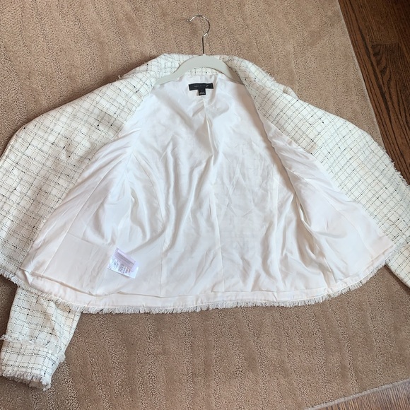 * SOLD* Ann Taylor Fringe Tweed Moto Jacket - Picture 16 of 17